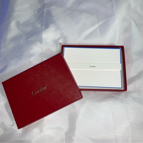 Cartier Office Nib Authentic Cartier Hand Pressed Linen Notecard
